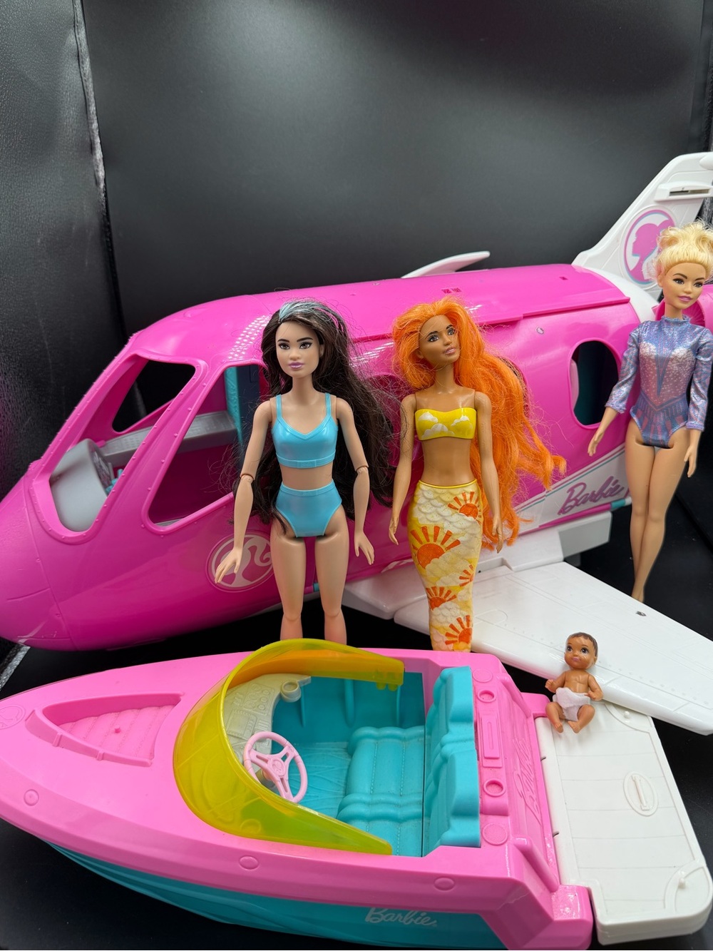 Barbie Dream Boat and Barbie Dream Plane with Barbie’s